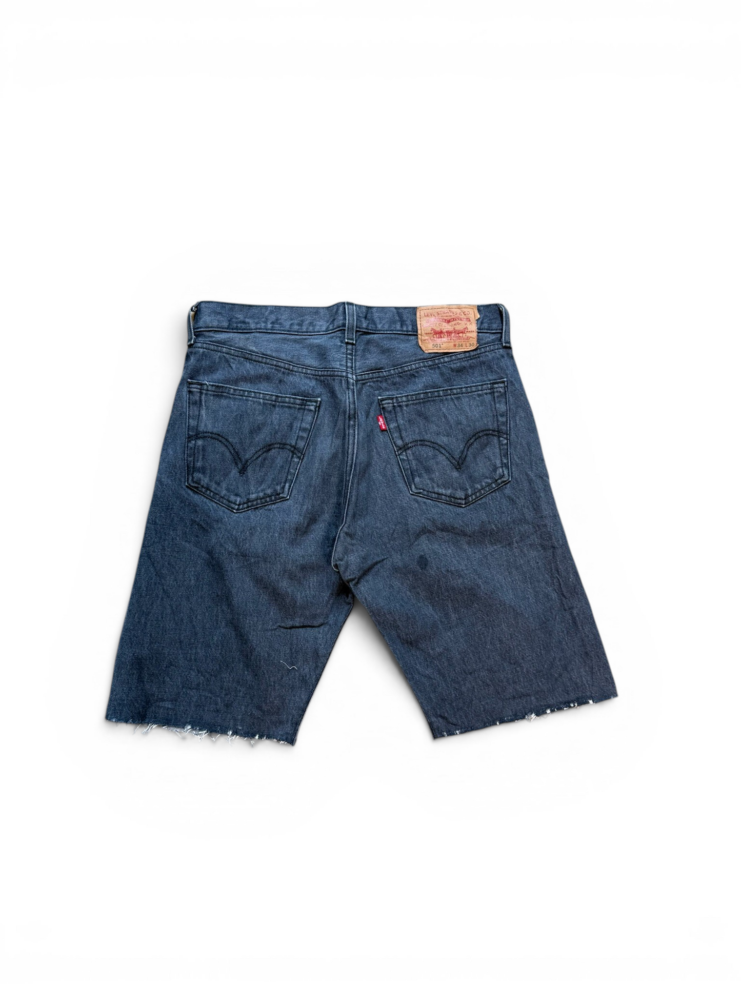 (34W) Levi 501 Black Jorts