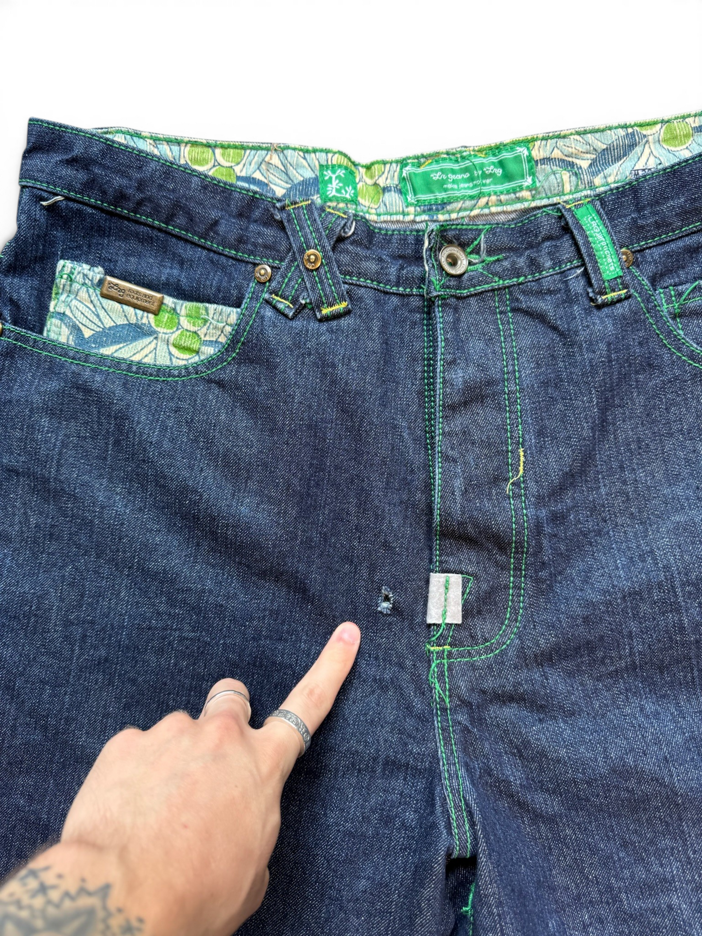 (38W) Y2K LR Geans Baggy Jorts