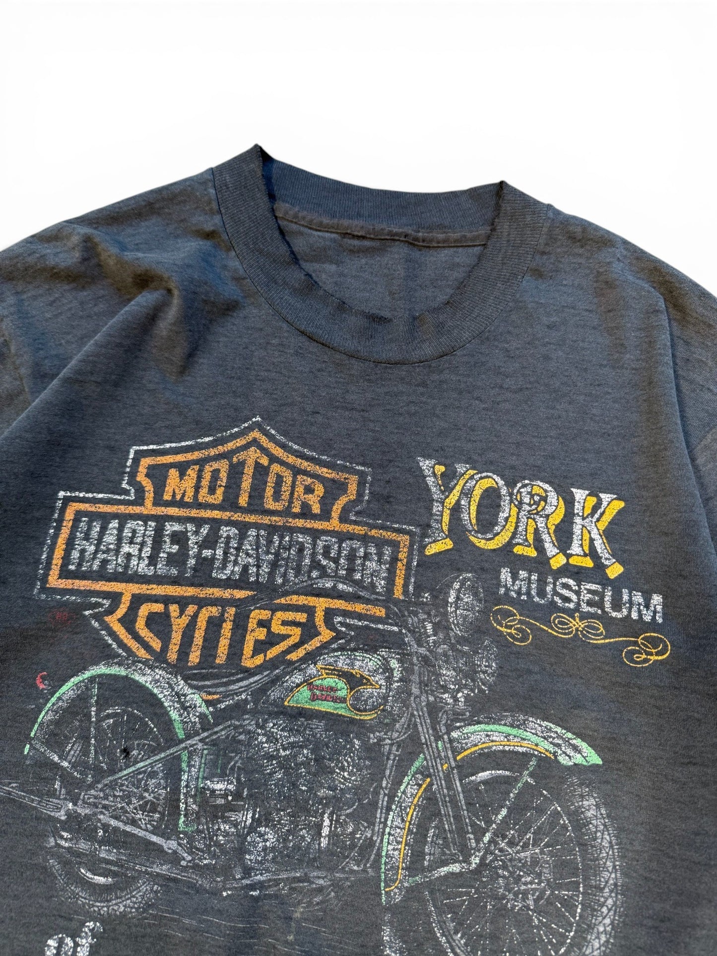 (L) 90’s Harley Davidson York Museum Tee