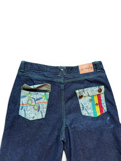 (38W) Y2K LR Geans Baggy Jorts