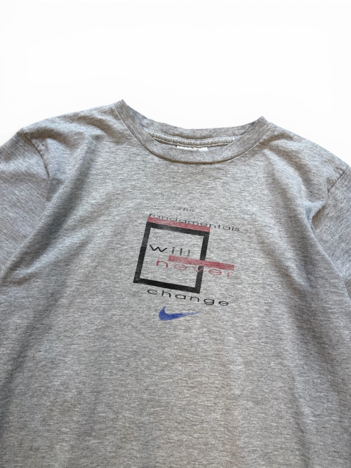 (Youth L) Vintage 90s Youth Nike Micheal Jordan Fundamentals Tee