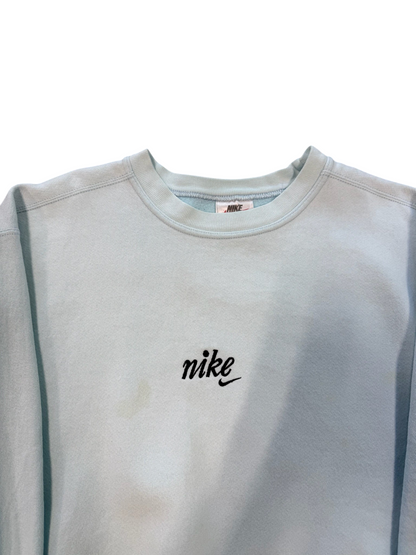 (L) Vintage 90s Nike Light Blue Crewneck