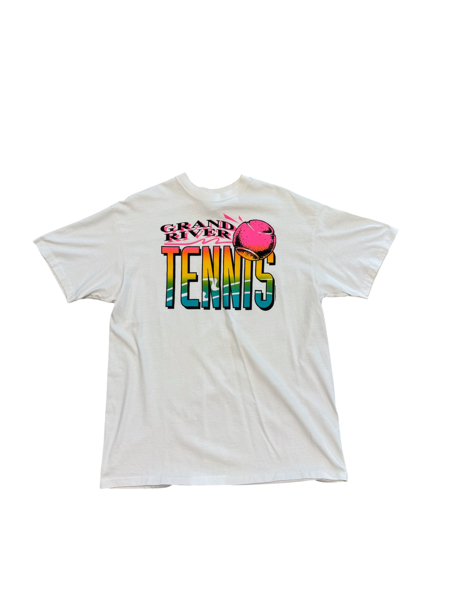 (L) Vintage 90s Grand River Tennis Tee