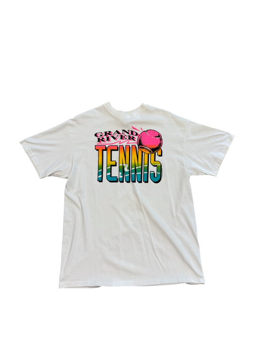 (L) Vintage 90s Grand River Tennis Tee