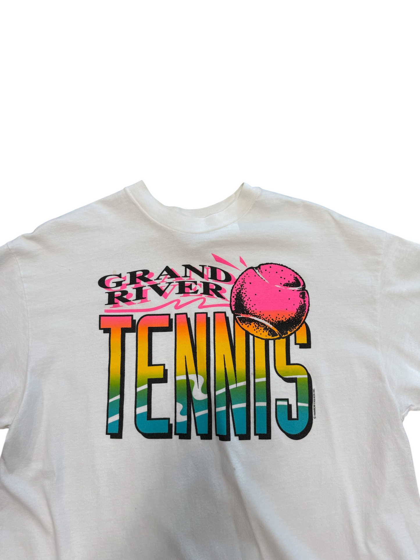 (L) Vintage 90s Grand River Tennis Tee