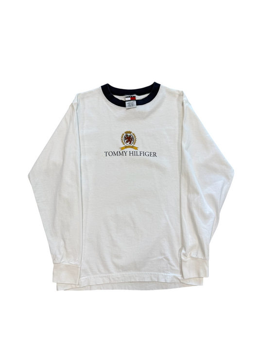 (Youth M) Vintage Tommy Hilfiger Ringer Longsleeve