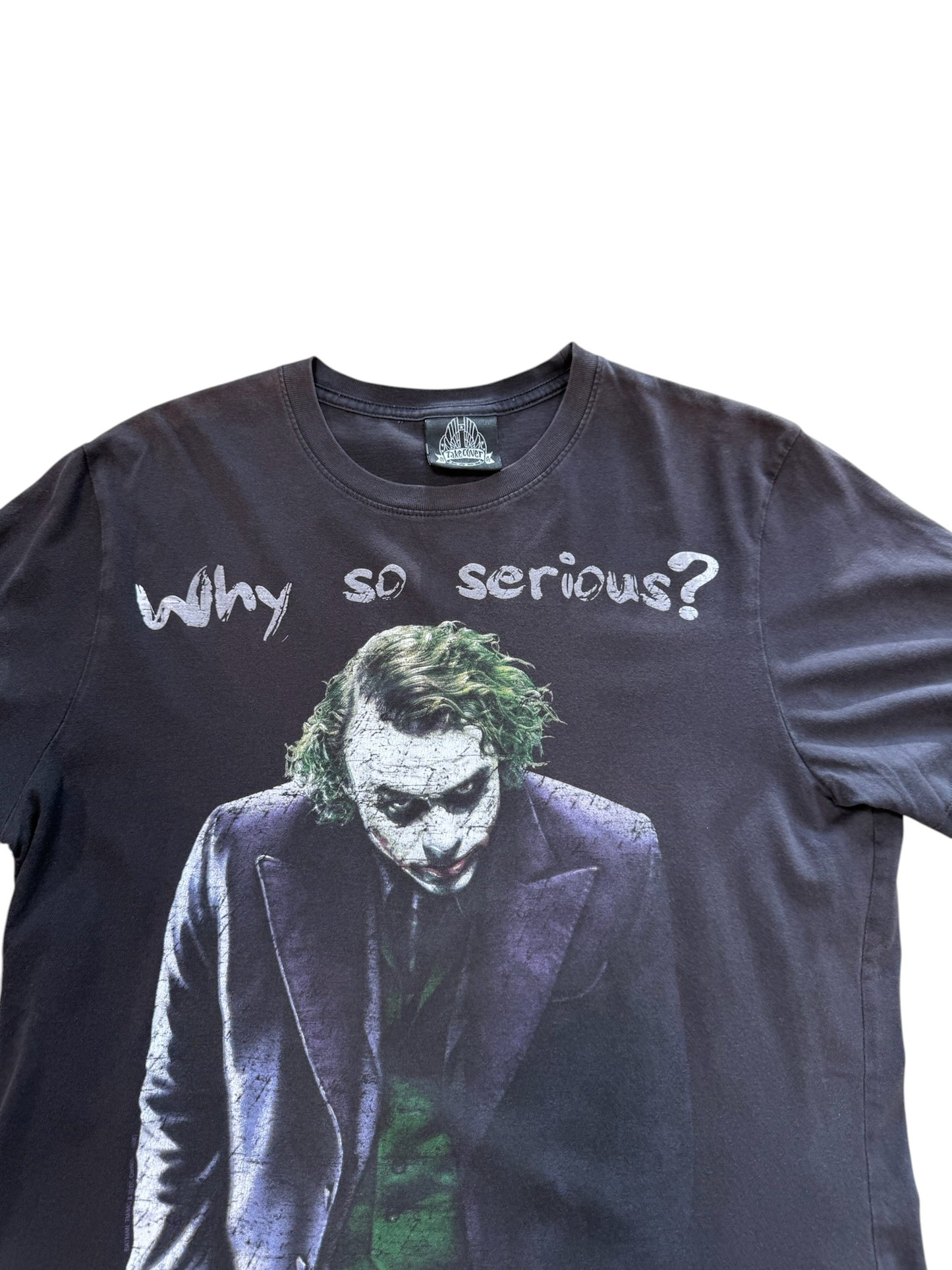 (L) Vintage Joker Why So Serious Tee