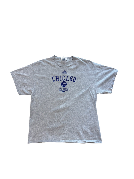 (L) Vintage Chicago Cubs Adidas Tee
