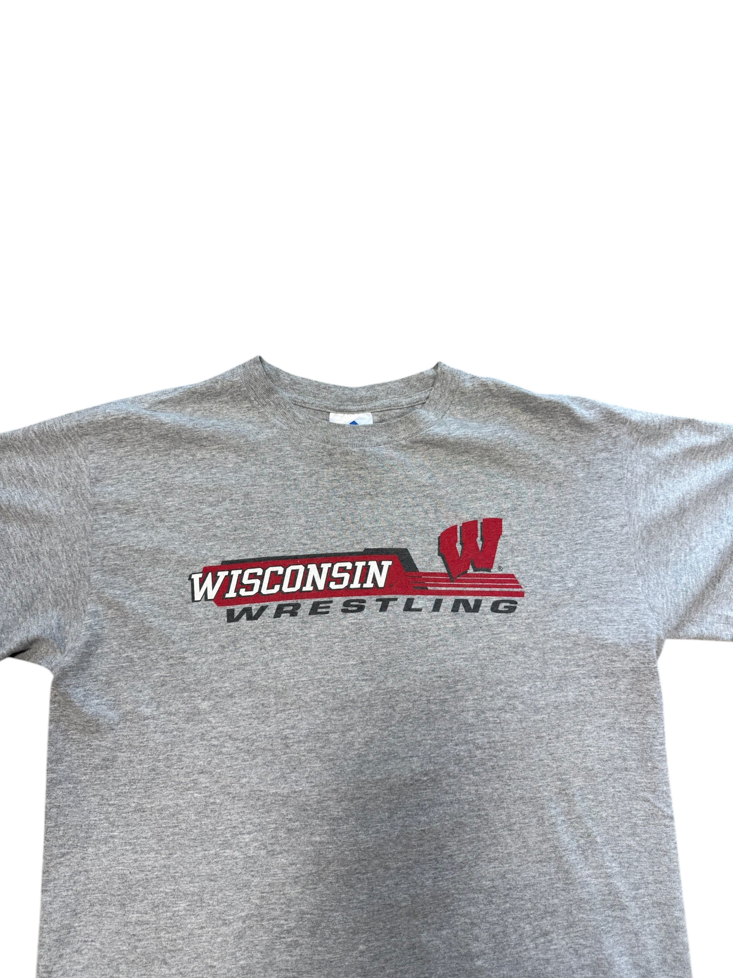 (S) Vintage Wisconsin Wrestling Adidas Tee