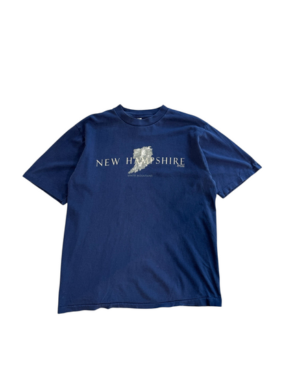 (L) Vintage 90s New Hampshire White Mountains Graphic Tee