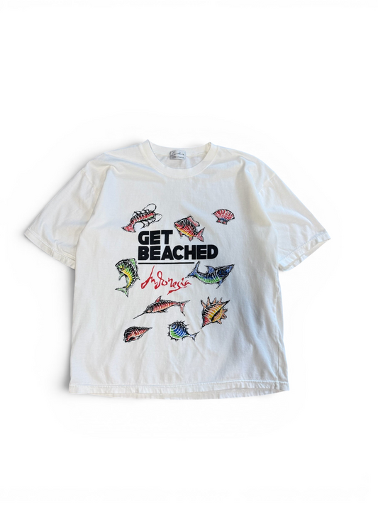 (M) Vintage Get Beached Fish Tee