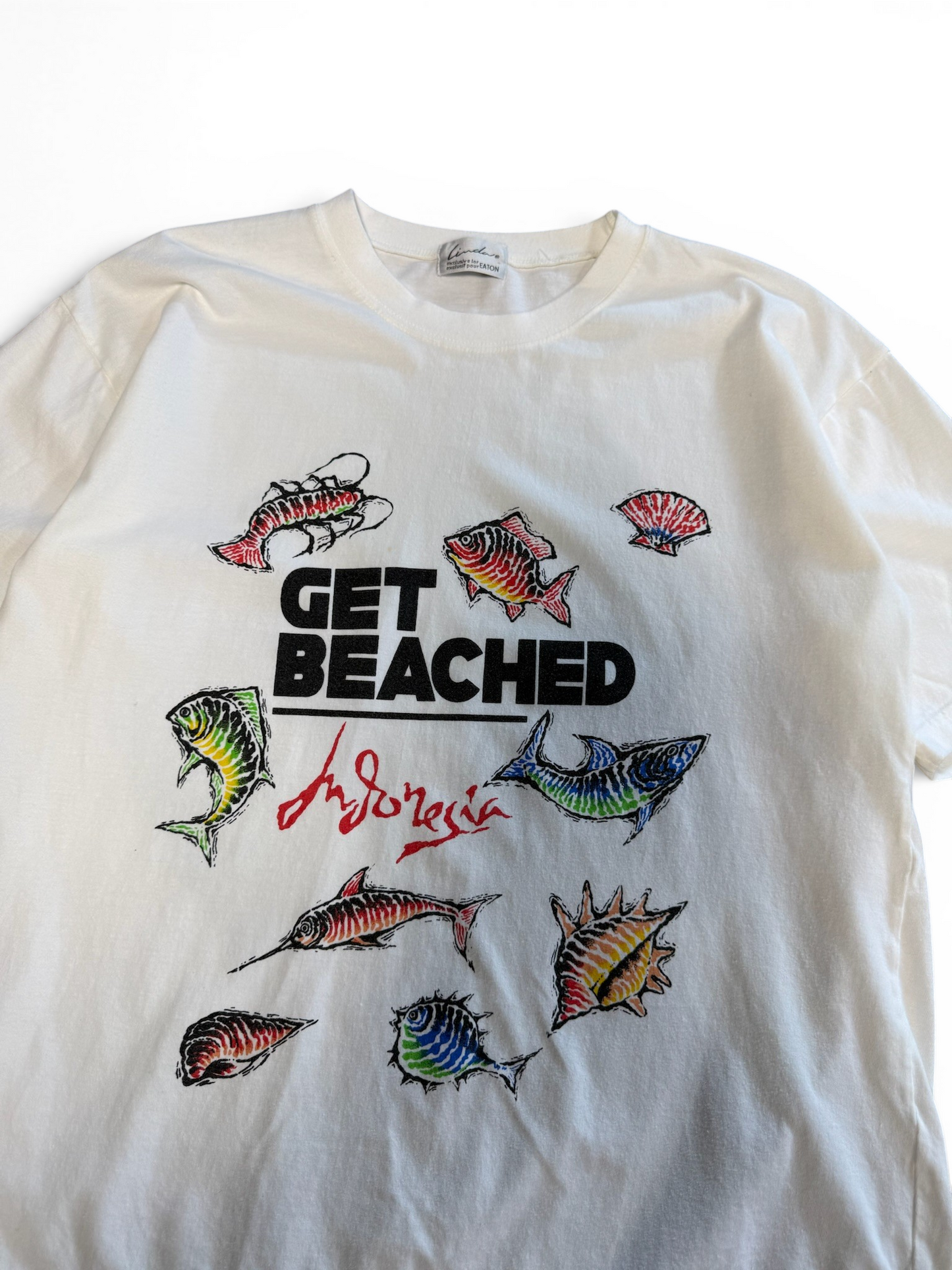 (M) Vintage Get Beached Fish Tee