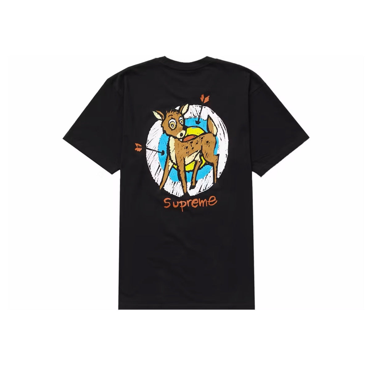 (M) Supreme Deer Tee Black