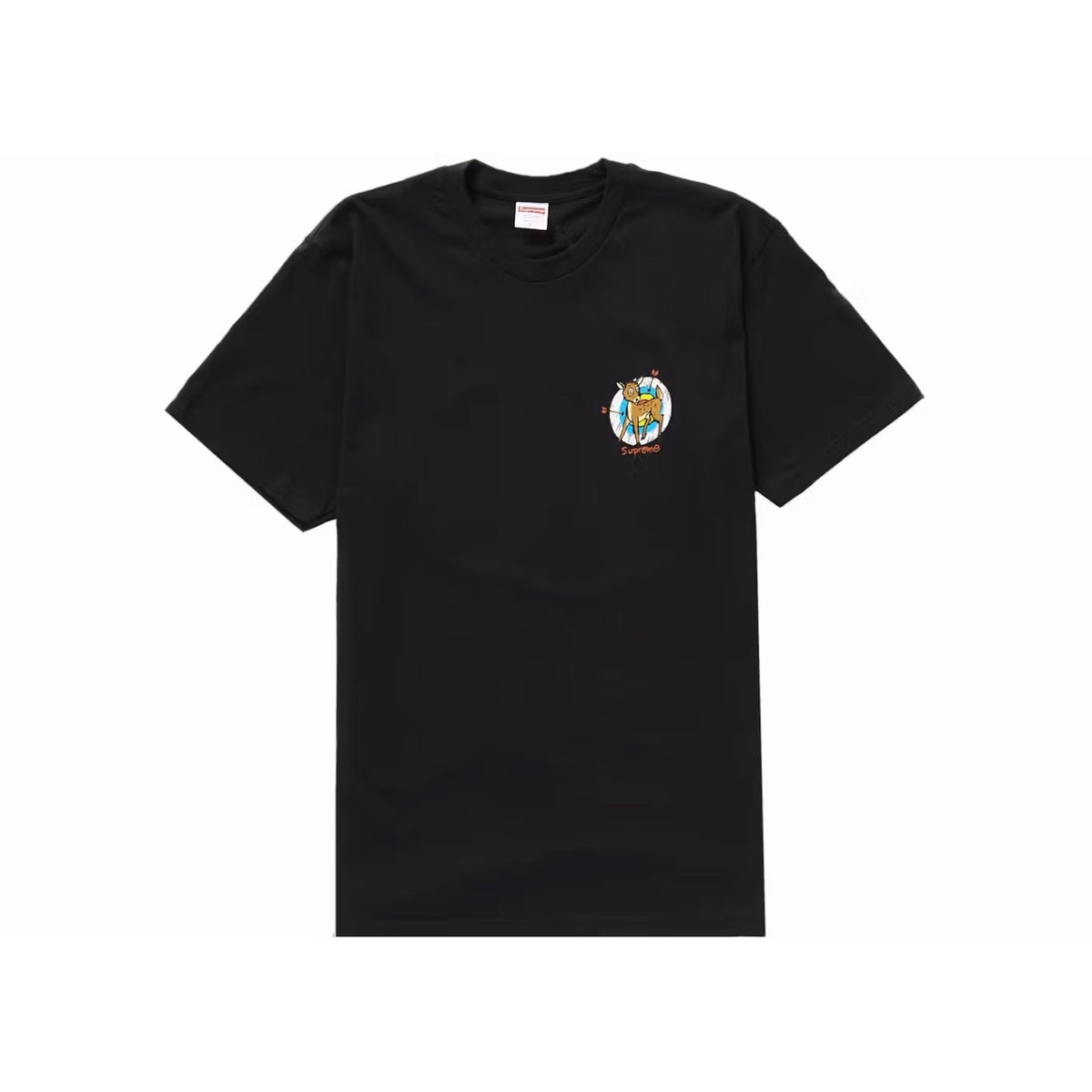 (M) Supreme Deer Tee Black