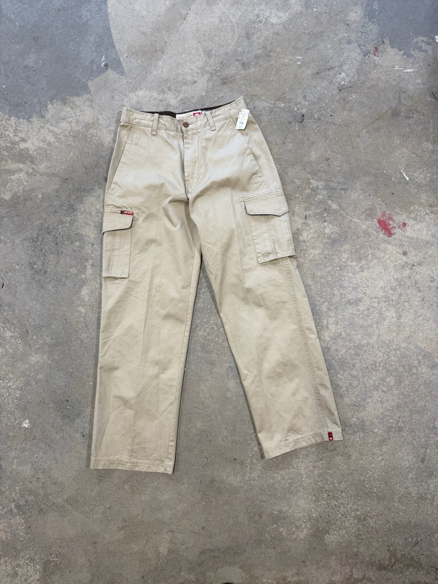 Y2K Ecko Unltd Tan Cargos Sz 30x32"