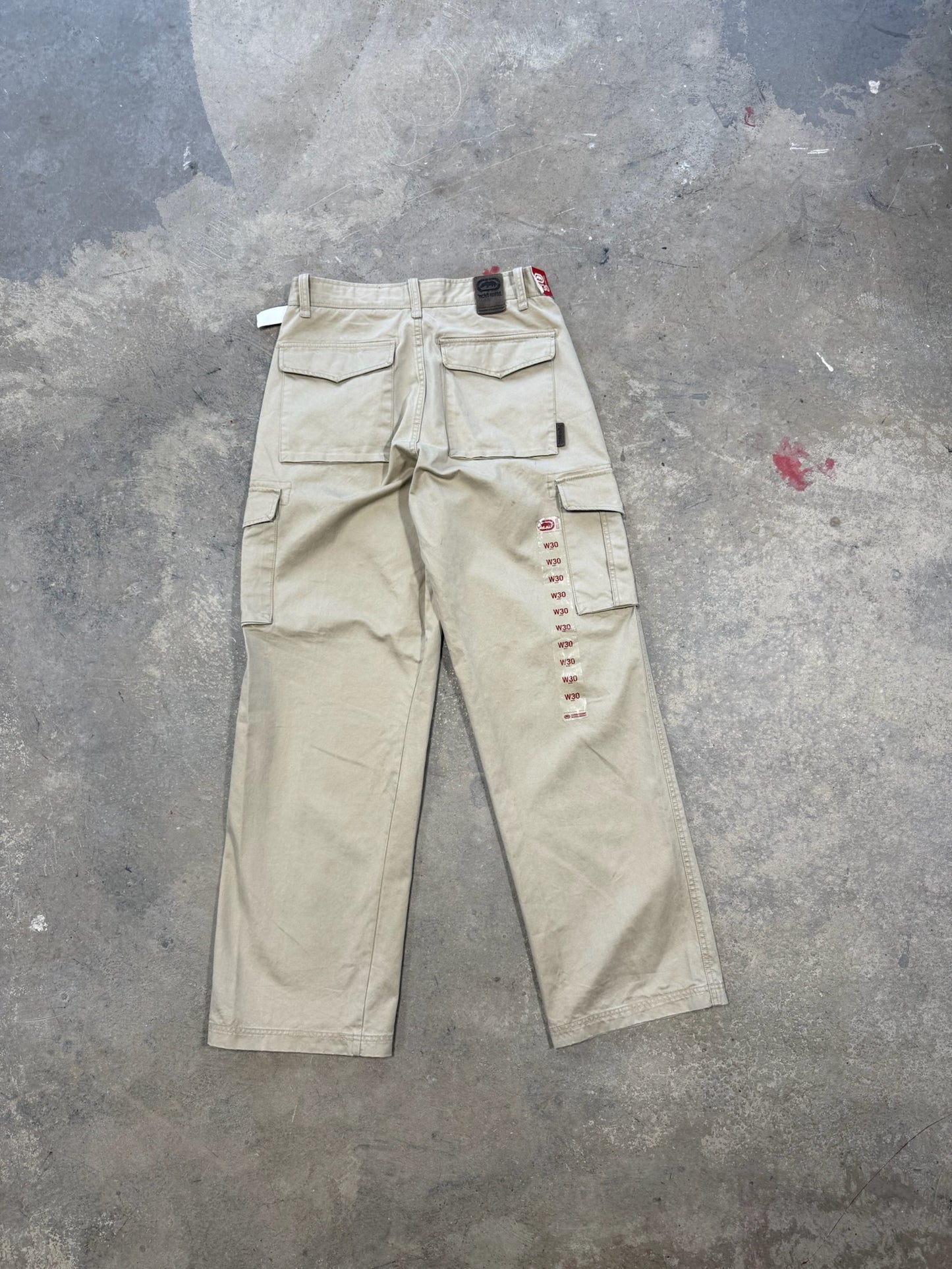 Y2K Ecko Unltd Tan Cargos Sz 30x32"