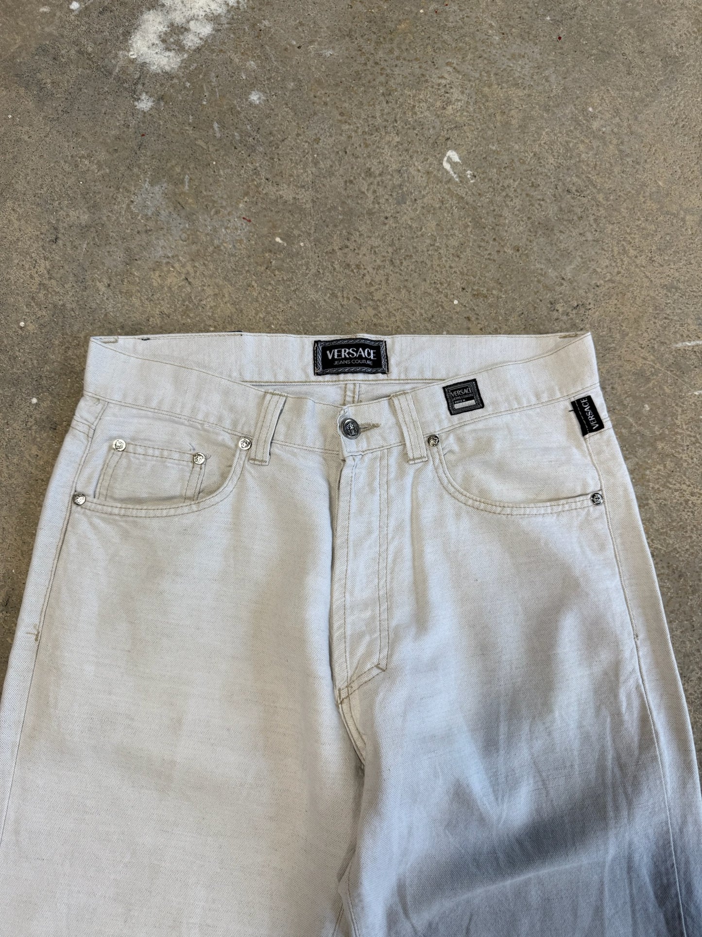Versace Couture Light Denim Sz 34x29"