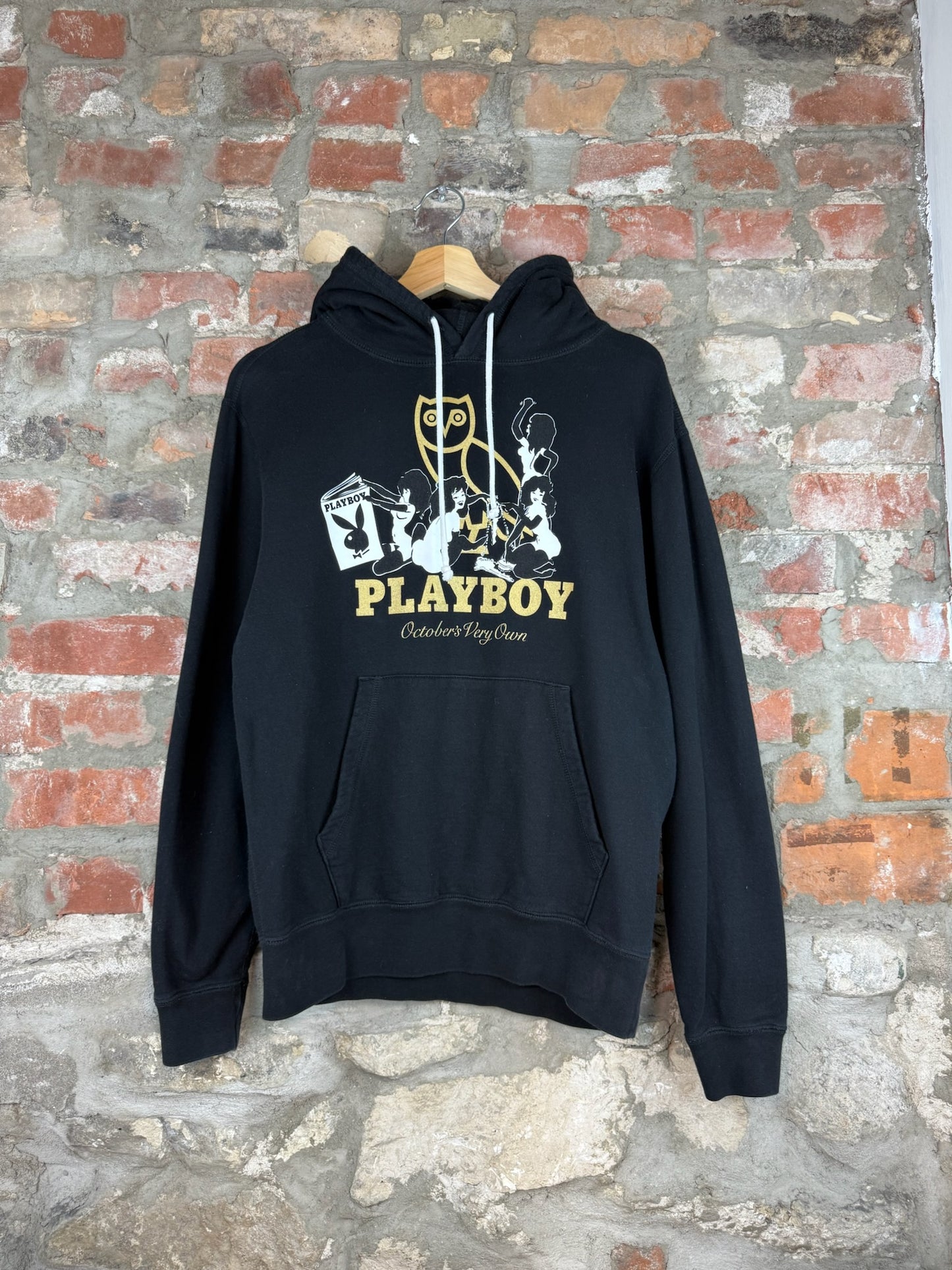 OVO x Playboy Black Hoodie Sz XS