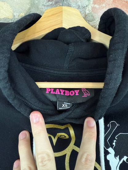OVO x Playboy Black Hoodie Sz XS
