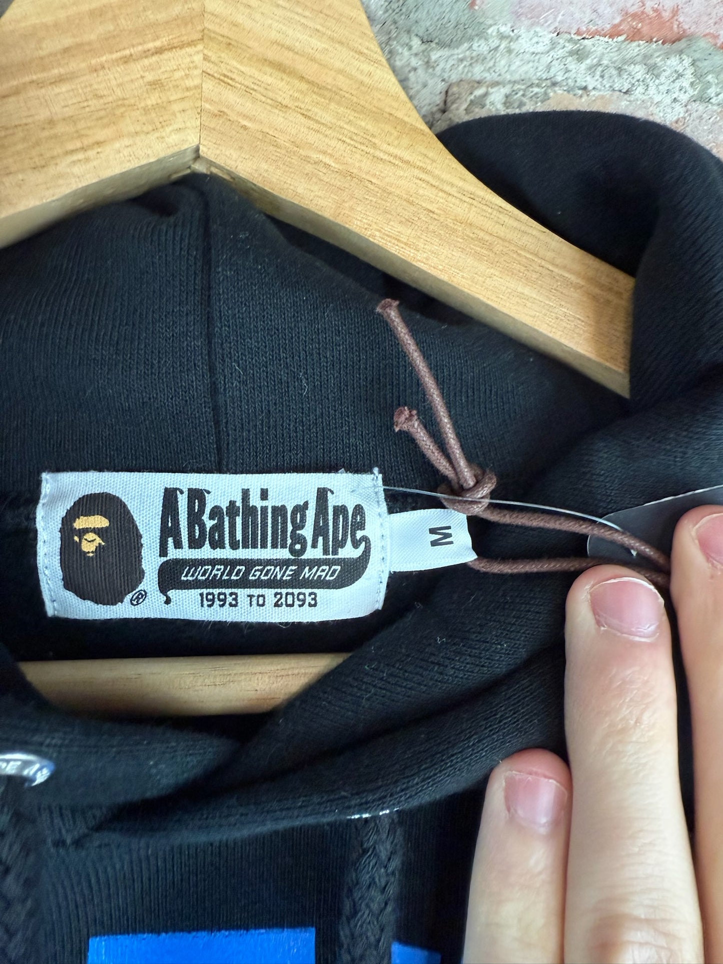 Bape ABC Ice Black Hoodie Sz M