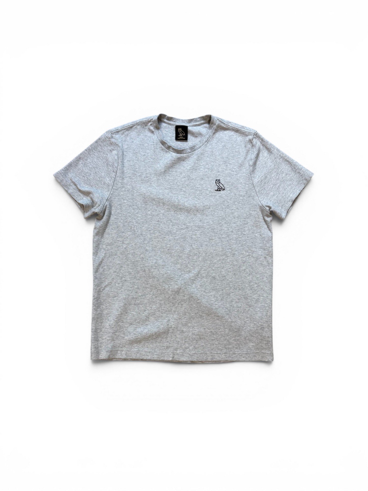 (S) OVO Classic Owl Heather Grey Tee