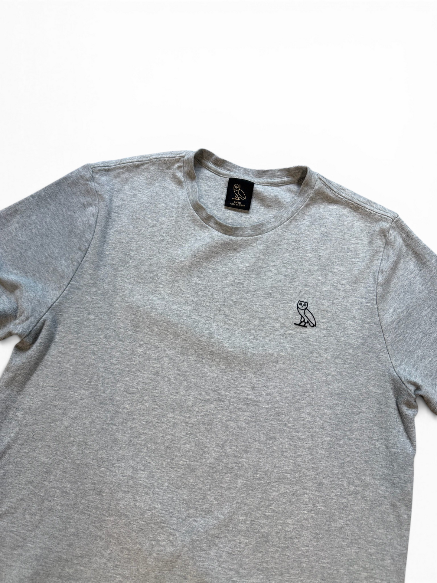 (S) OVO Classic Owl Heather Grey Tee