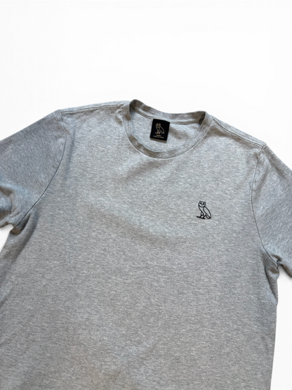 (S) OVO Classic Owl Heather Grey Tee
