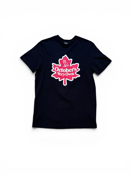 (S) OVO Maple Leaf Tee Black