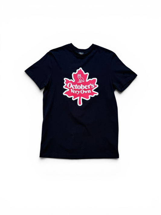 (S) OVO Maple Leaf Tee Black