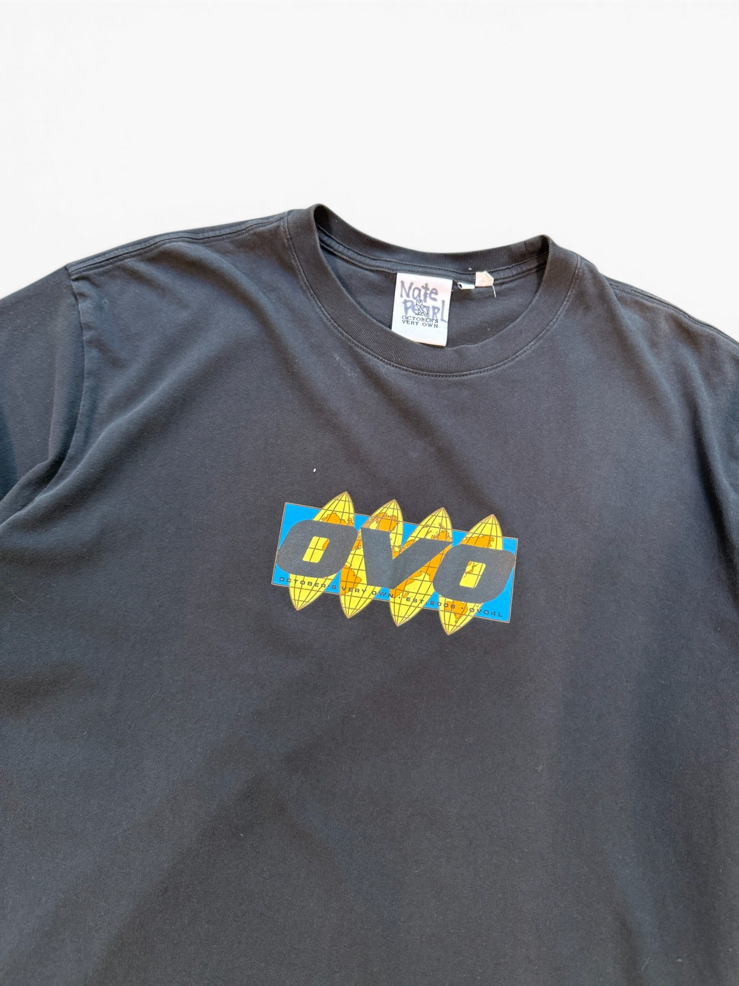 (XL) OVO Surf Logo Tee Black