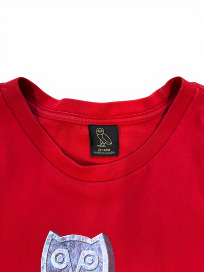 (XXL) OVO Diamond Owl Tee Red