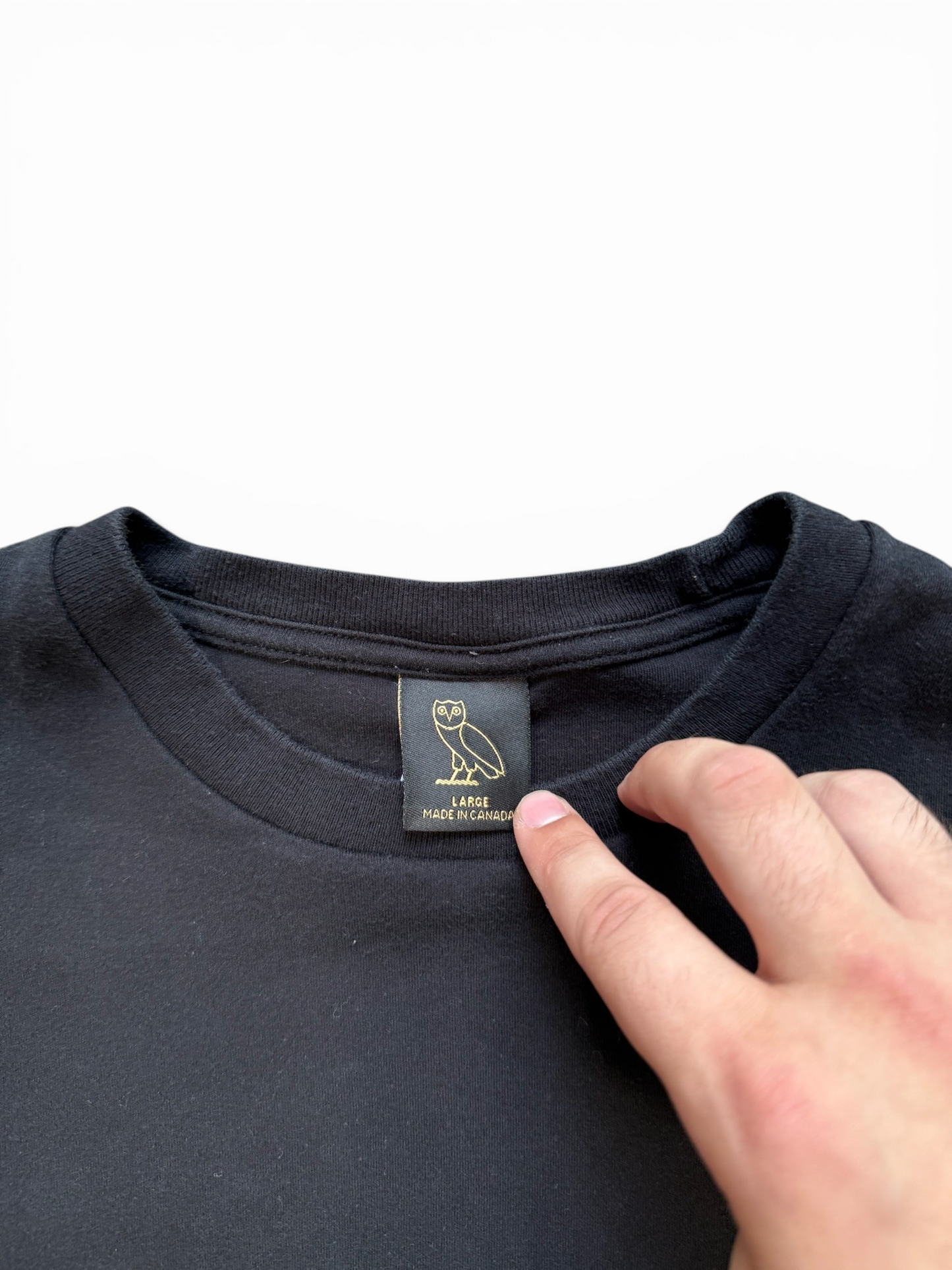 (L) OVO Classic Longsleeve Black