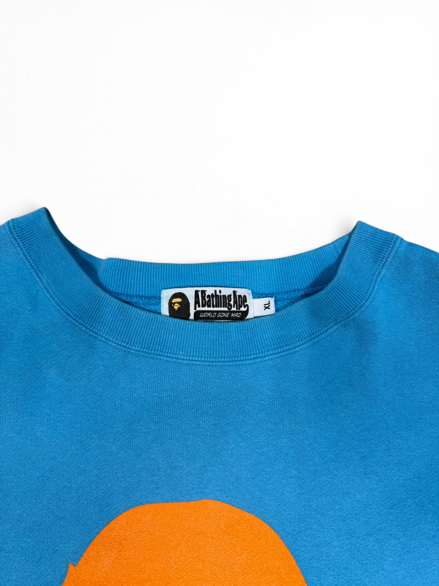 (XL) Bape Mad Face Wide Crewneck FW18