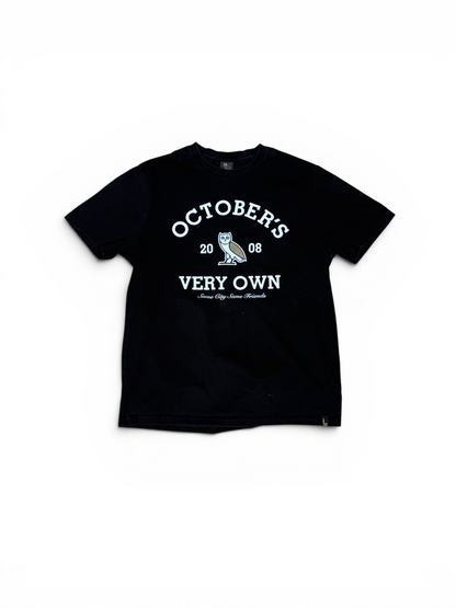 (M) OVO College Tee Black