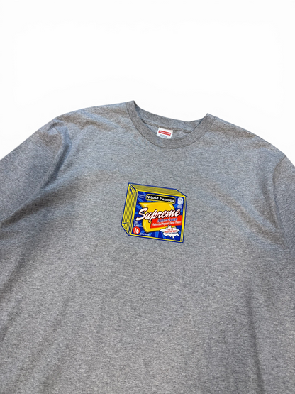 (M) Supreme Cheese Tee Heather Grey