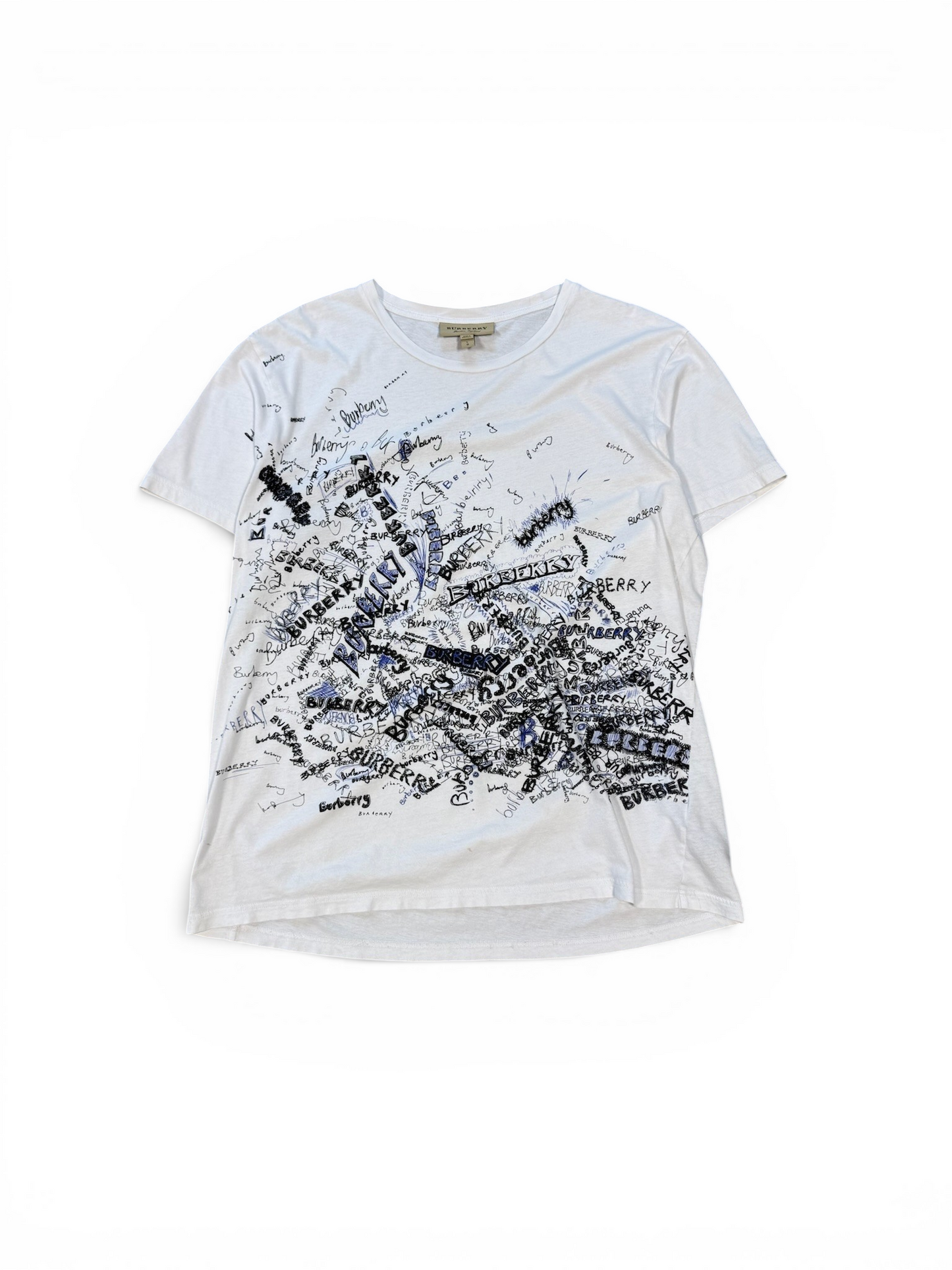 (L) Burberry Lodon Scribble Tee