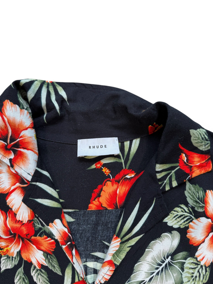 (M) Rhude Falling For You Hawaiian Button Up Shirt