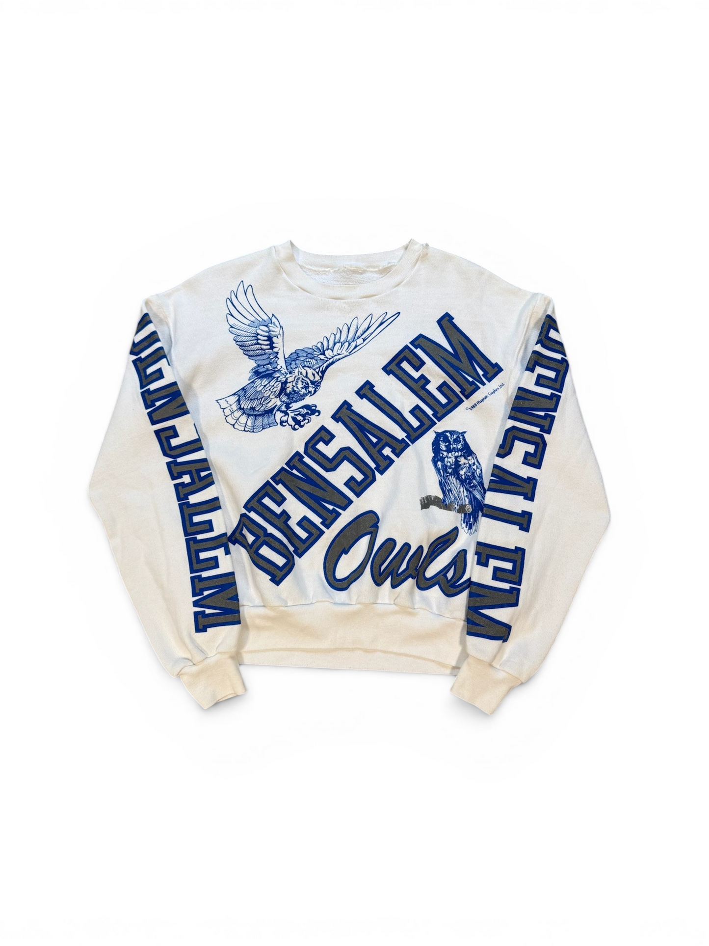(L) 1988 Bensalem Owls Crewneck