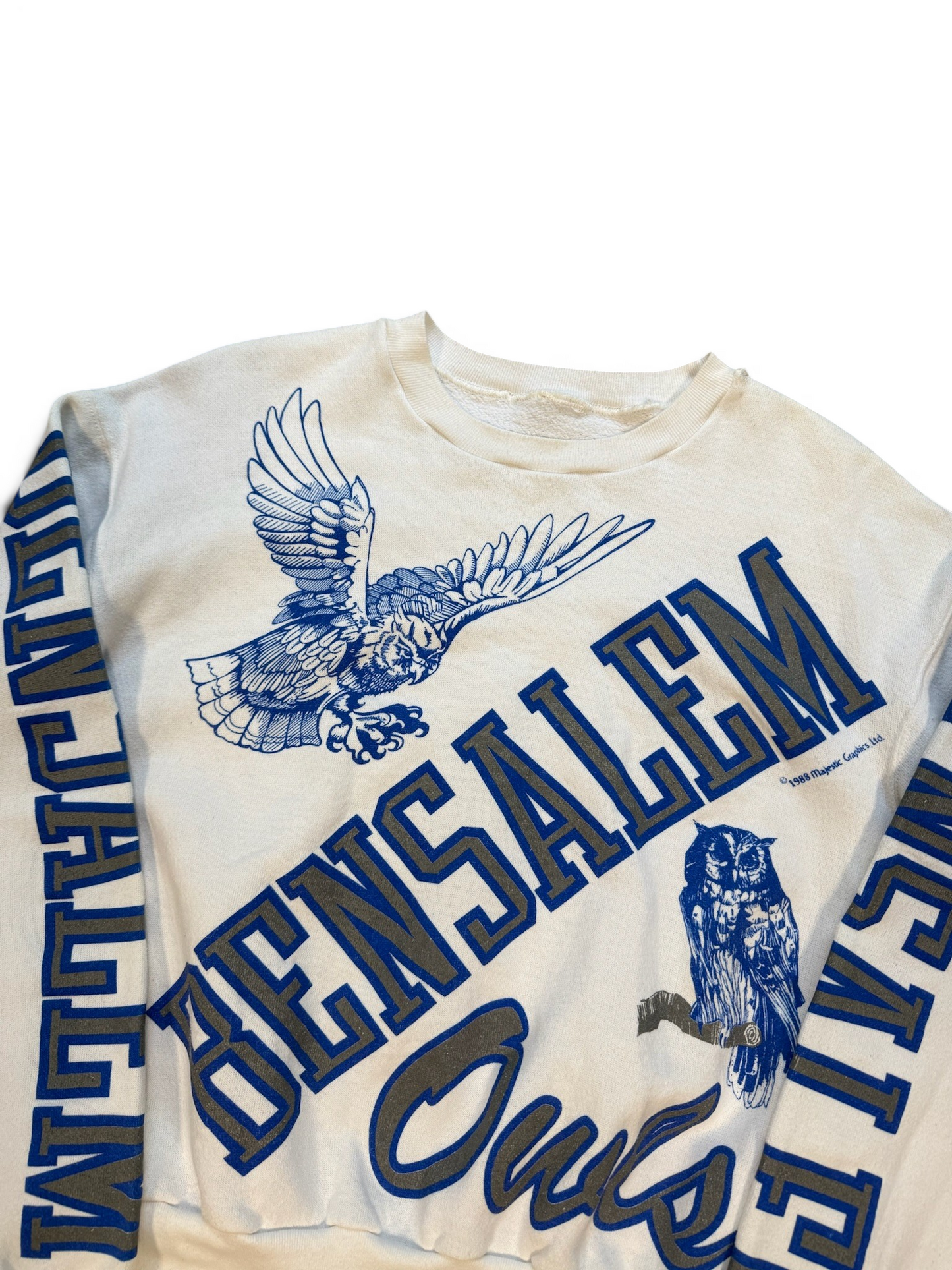 (L) 1988 Bensalem Owls Crewneck