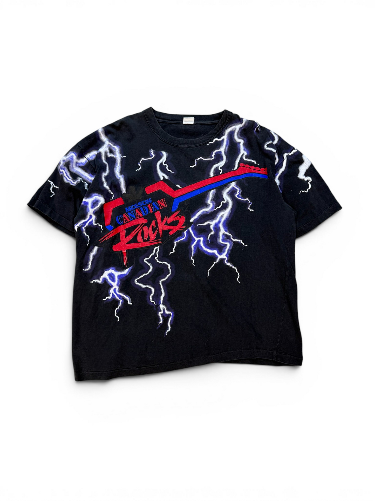 (XL) 90’s Molson Canadian Lightning Strike