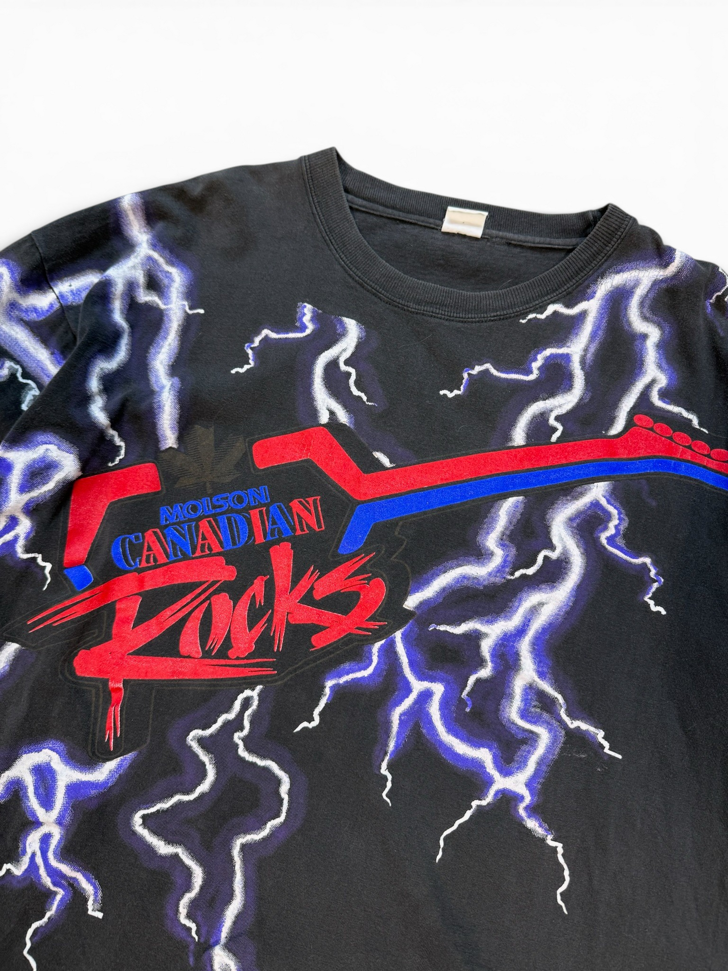 (XL) 90’s Molson Canadian Lightning Strike