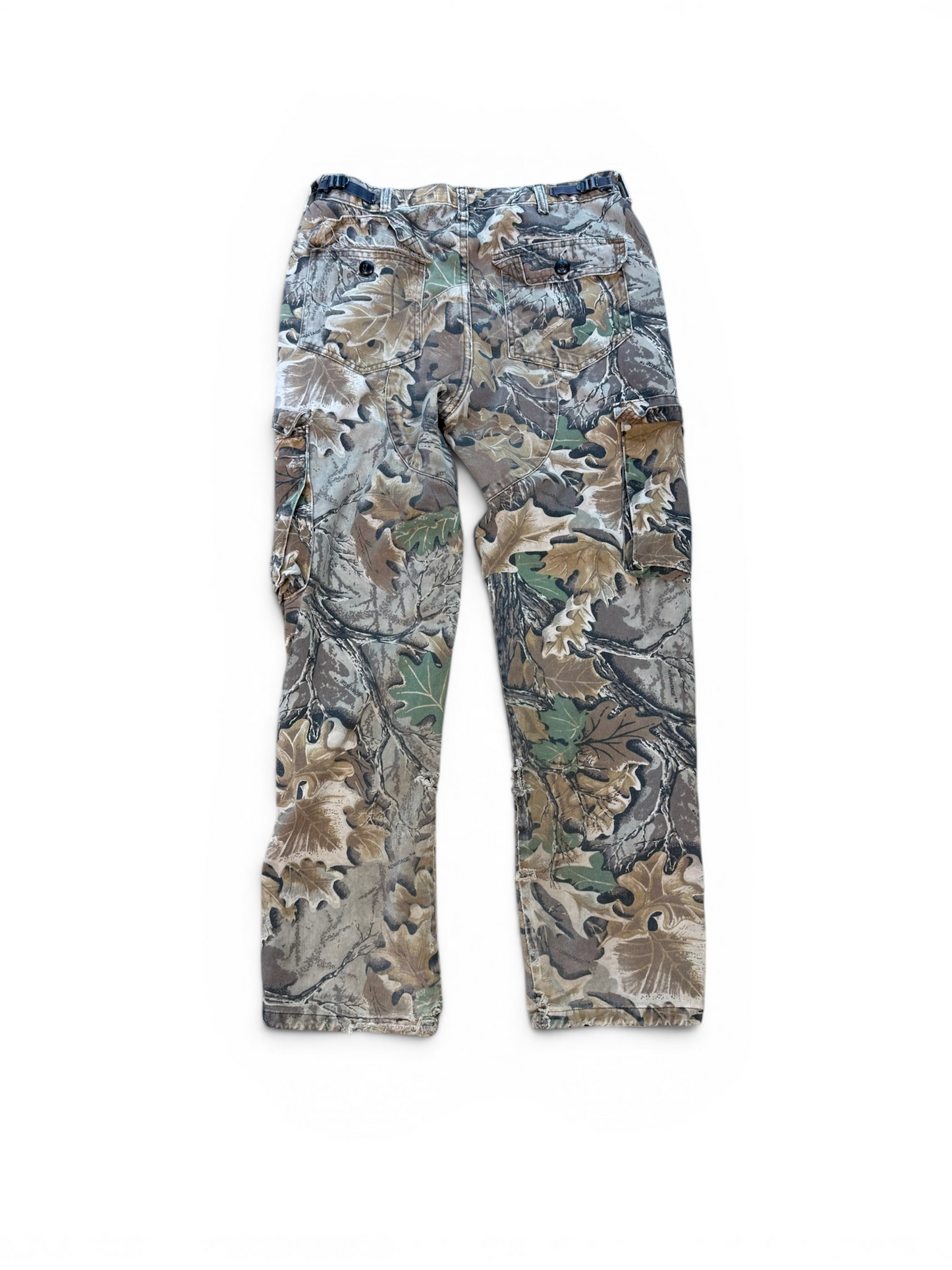 (32x30) Vintage Leaf Camo Cargo Pants