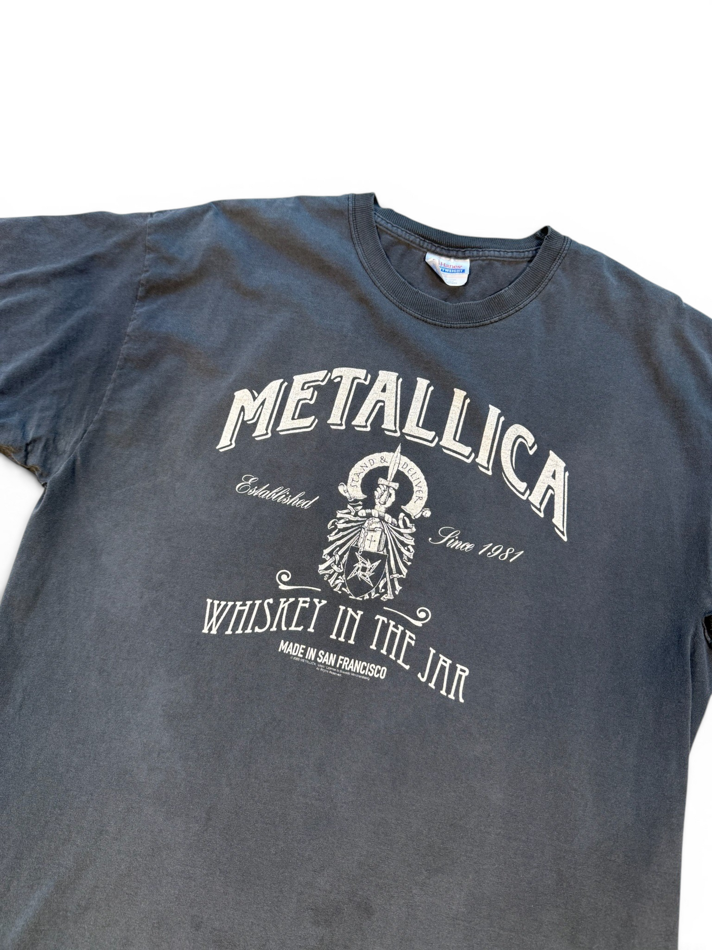 (XL) 2005 Metallica Whiskey In The Jar Thrashed Tee