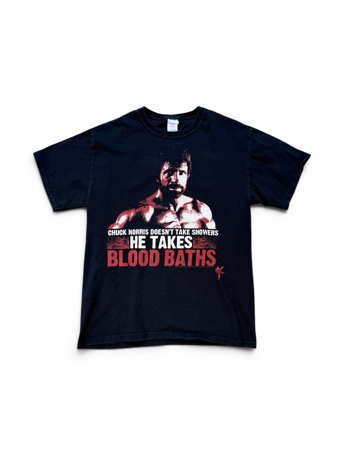 (M) 2008 Chuck Norris Blood Baths Tee