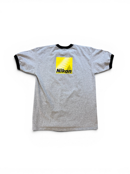 (L) Vintage Nikon Coolpix Promo Ringer Tee
