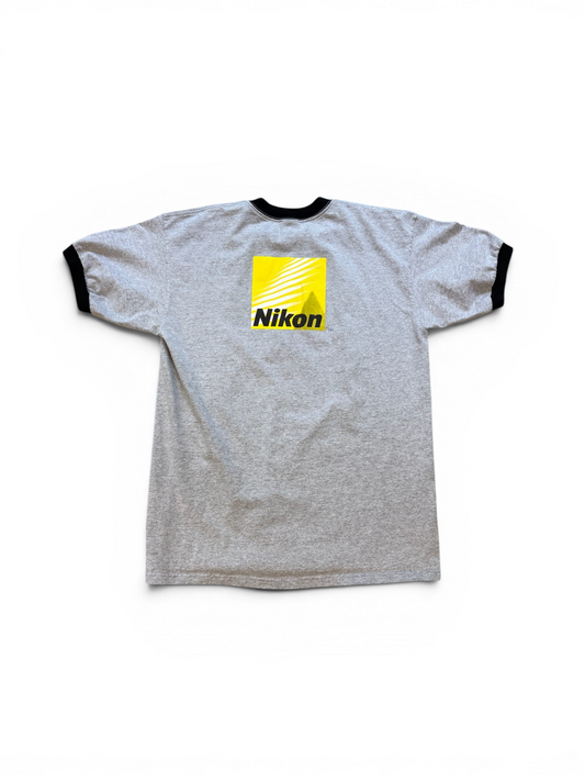 (L) Vintage Nikon Coolpix Promo Ringer Tee
