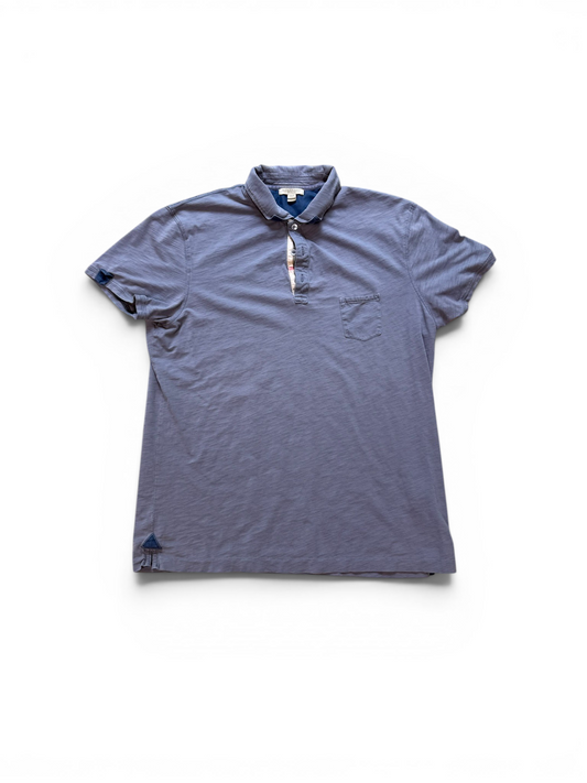 (XL) Vintage Burberry Brit Polo Shirt
