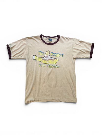 (M) 2004 The Beatles Yellow Submarine Ringer Tee