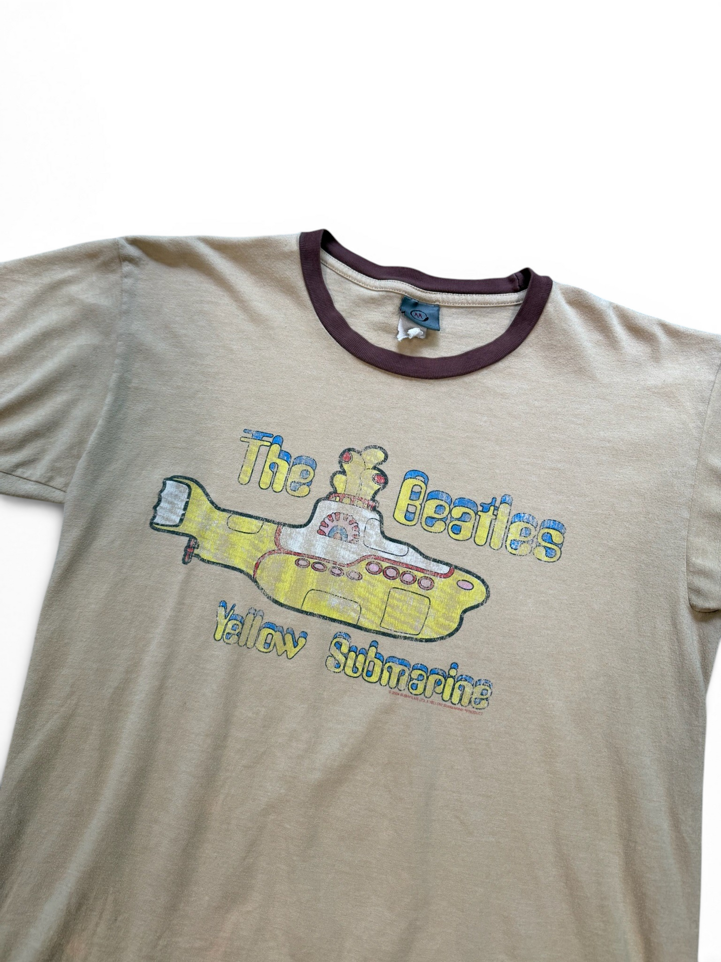 (M) 2004 The Beatles Yellow Submarine Ringer Tee