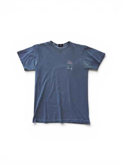 (S) Stussy Skeleton Flowers Tee
